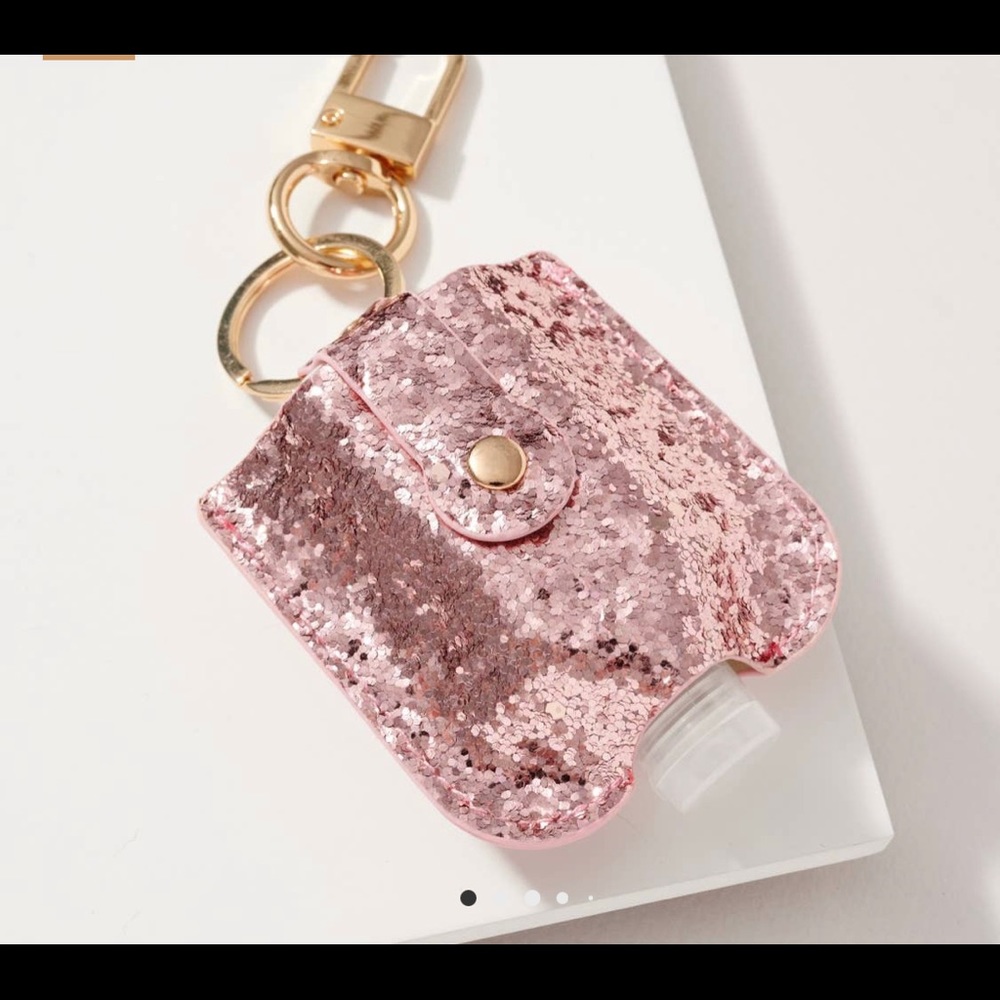 Hand sanitizer and AirPod 1 or 2 case